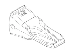 A80 Advansys ٪7b٪7b1٪7d٪7d کیٹرپیلر Loaing Tip Extra ڈیوٹی