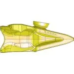 P200T P200TL Kprime Komatsu PC2000 ٹائیگر ٹپ پوائنٹ